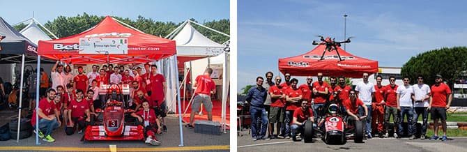 Team UniFI per le gare di Formula SAE